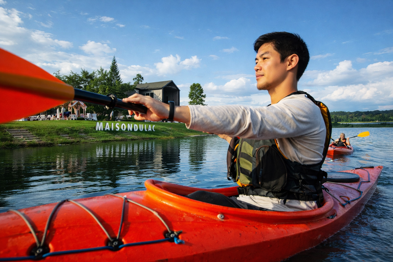 mindful kayaking Thailand, wellness activities Wang Nam Khiao, lakeside mindfulness